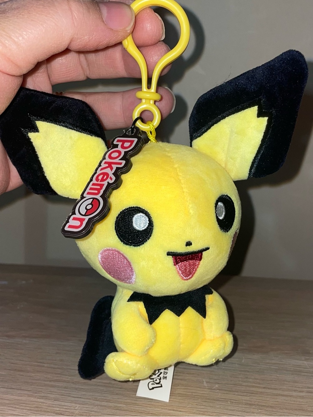 Nintendo Pichu Plush Keychain Set - Pichu Bag Clips Bundle with 5" Pokemon